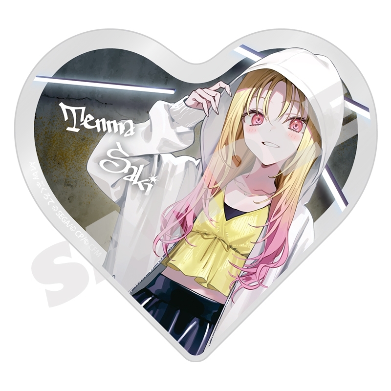 【グッズ-置きもの】プロジェクトセカイ カラフルステージ！ feat. 初音ミク イラストレーターコラボ ハート型アクリルブロック 天馬 咲希