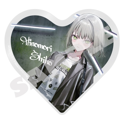 【グッズ-置きもの】プロジェクトセカイ カラフルステージ! feat. 初音ミク イラストレーターコラボ ハート型アクリルブロック 日野森 志歩