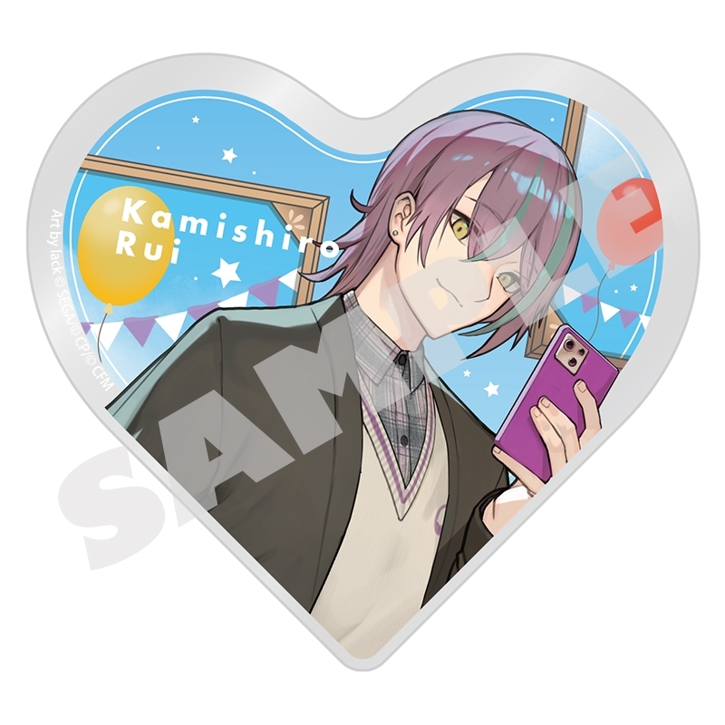 【グッズ-置きもの】プロジェクトセカイ カラフルステージ！ feat. 初音ミク イラストレーターコラボ ハート型アクリルブロック 神代 類