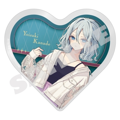 【グッズ-置きもの】プロジェクトセカイ カラフルステージ! feat. 初音ミク イラストレーターコラボ ハート型アクリルブロック 宵崎 奏