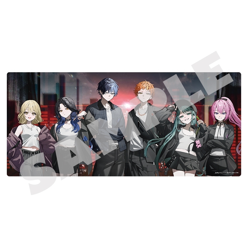 【グッズ-デスクマット】プロジェクトセカイ カラフルステージ！ feat. 初音ミク イラストレーターコラボ デスクマット Vivid BAD SQUAD