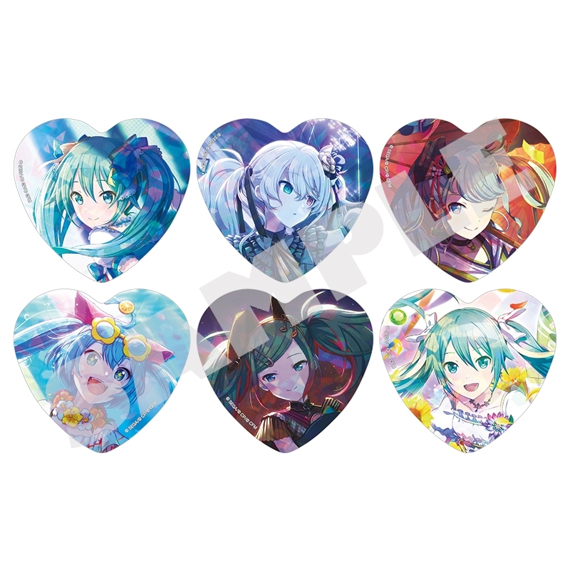 【グッズ-バッチ】プロジェクトセカイ カラフルステージ！ feat. 初音ミク H/Art Collection 缶バッジ vol.1 初音ミク（全6種）