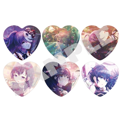 【グッズ-バッチ】プロジェクトセカイ カラフルステージ! feat. 初音ミク H/Art Collection 缶バッジ vol.1 朝比奈 まふゆ(全6種)