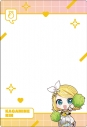 【グッズ-カードケース】プロジェクトセカイ カラフルステージ! feat. 初音ミク 『プロジェクトセカイ 6th Anniversary 感謝祭』ミニキャラ 硬質カードケース02 鏡音リンの画像