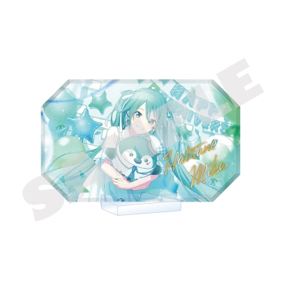 【グッズ-置きもの】プロジェクトセカイ カラフルステージ! feat. 初音ミク Anniversary/Birthdayイラスト2024-2025 アクリルブロックスタンド 初音ミク