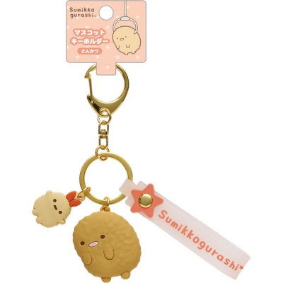 【グッズ-キーホルダー】すみっコぐらし マスコットキーホルダー とんかつ