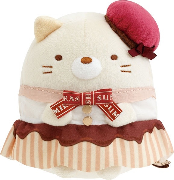 【グッズ-ぬいぐるみ】すみっコぐらし 喫茶すみっコでチョコレートフェア あつめてぬいぐるみ ねこ