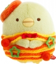 【グッズ-ぬいぐるみ】すみっコぐらし展~めしあがれ♪すみっコレストラン~ てのりぬいぐるみ ぺんぎん?の画像