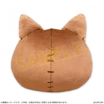 グッズ-クッション】モンスターハンターワイルズ ネコ型クッション 
