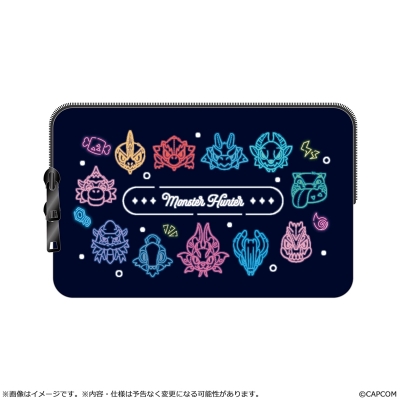 【グッズ-ポーチ】モンスターハンター モンでふぉ ポーチ ネオンテーマ