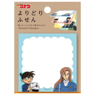 【グッズ-メモ帳】名探偵コナン よりどりふせん ブルー