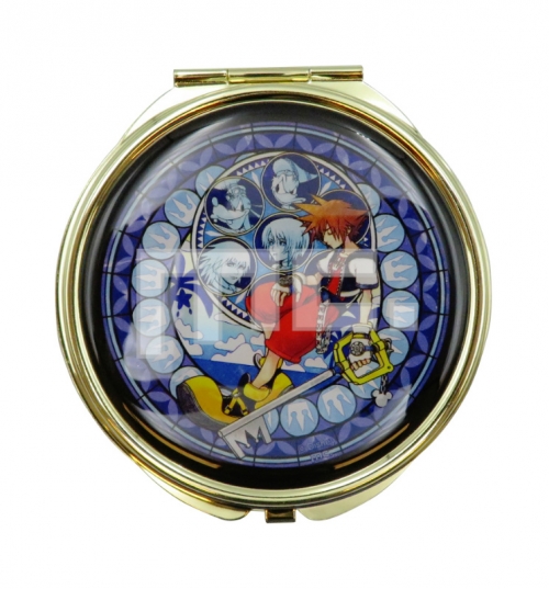 グッズ ミラー キングダムハーツ コンパクトミラー ステンドグラス アニメイト