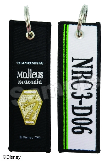 グッズ キーホルダー ディズニー ツイステッドワンダーランド フライトタグキーホルダー マレウス ドラコニア アニメイト限定 アニメイト