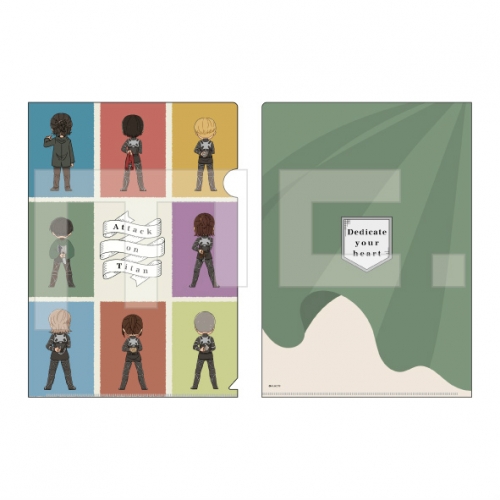 グッズ クリアファイル 進撃の巨人 The Final Season クリアファイル カラー バッくるん アニメイト