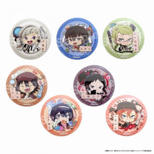 グッズ-バッチ】文豪ストレイドッグス トレーディング缶バッジ 