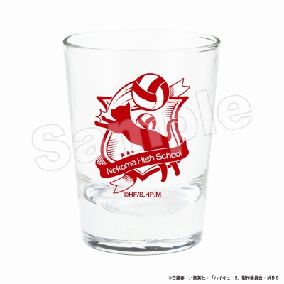 【グッズ-タンブラー・グラス】ハイキュー!! ミニグラス アニモチ 音駒高校【アニメイト先行販売】