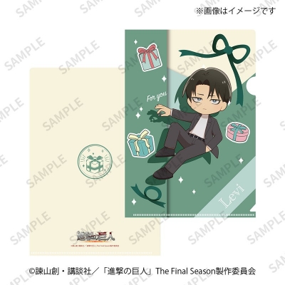 【グッズ-クリアファイル】進撃の巨人 ミニキャラ A5クリアファイル リヴァイ