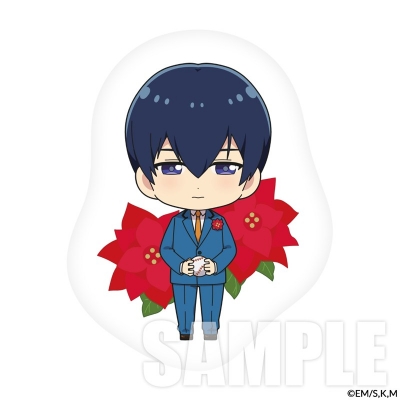 【グッズ-クッション】TVアニメ「忘却バッテリー」 ダイカットクッション 清峰 葉流火 birth month flower ver. 新規描き起こし