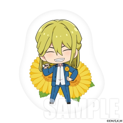 【グッズ-クッション】TVアニメ「忘却バッテリー」 ダイカットクッション 藤堂 葵 birth month flower ver. 新規描き起こし