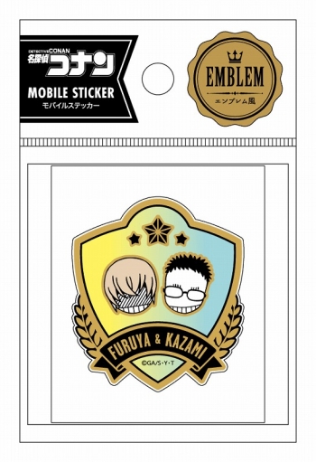 グッズ-ステッカー】名探偵コナン モバイルステッカー 降谷&風見 