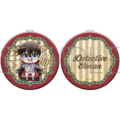 【グッズ-ミラー】名探偵コナン ダブルミラー 江戸川コナン ミニキャラ 映画鑑賞