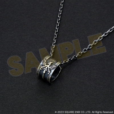 【グッズ-ペンダント】FINAL FANTASY XVI House Rosfield Silver Ear Cuff Pendant