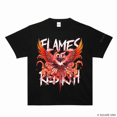 【グッズ-Tシャツ】ファイナルファンタジーXVI FLAMES OF REBIRTH Tシャツ XL