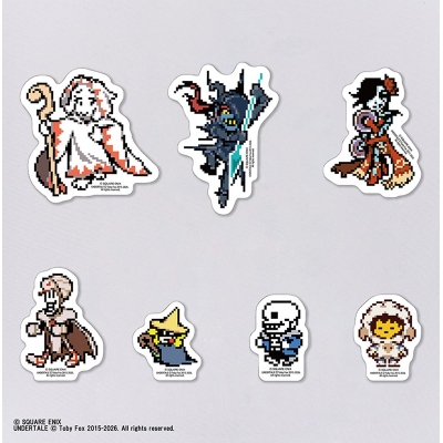 【グッズ-ステッカー】UNDERTALE×FINAL FANTASY ステッカーセット