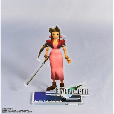 【グッズ-スタンドポップ】ファイナルファンタジーVII ポリゴンキャラクターアクリルスタンド エアリス・ゲインズブール