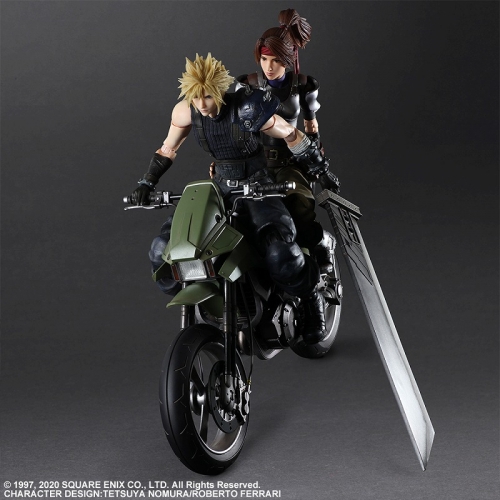 アクションフィギュア ファイナルファンタジー Vii リメイク Play Arts改 ジェシー クラウド バイクset アニメイト