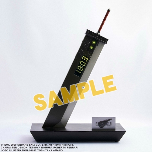 グッズ-時計】ファイナルファンタジー VII リメイク デジタルクロック  