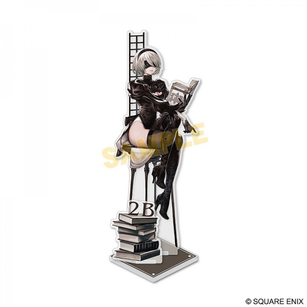 NieR:Automata アクリルスタンド -2Bと書物-(藤坂公彦氏描き下ろし)
