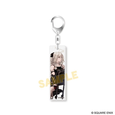 【グッズ-キーホルダー】NieR:Automata アクリルキーホルダー A2と書物