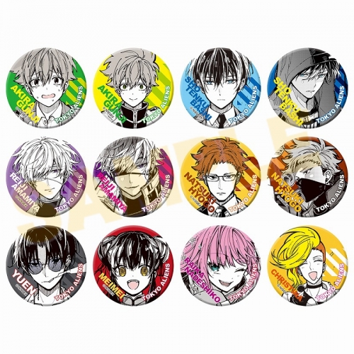 グッズ-バッチ】東京エイリアンズ トレーディングコミック缶バッジ 