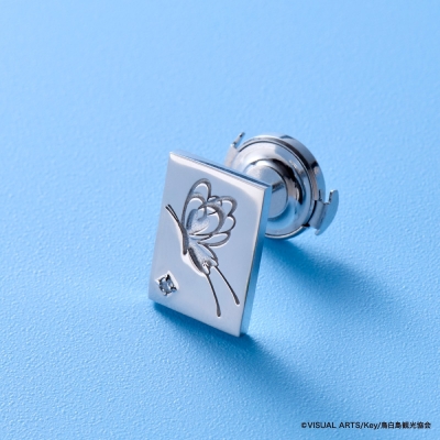 【グッズ-ピンバッチ】Summer Pockets 七影蝶ピンズ(プラチナ)