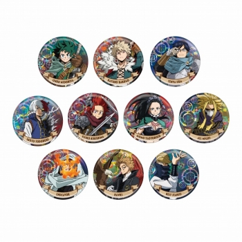 グッズ-バッチ】僕のヒーローアカデミア 十傑コスチューム 
