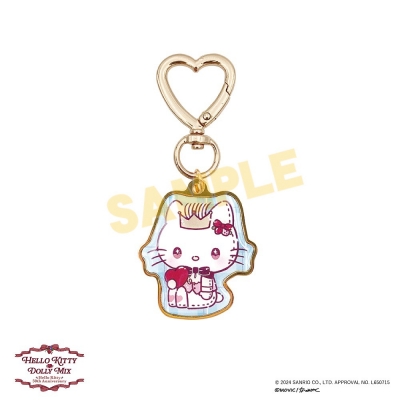 【グッズ-キーホルダー】サンリオキャラクターズ メタルキーホルダー ディアダニエル ハローキティ×DOLLY MIX