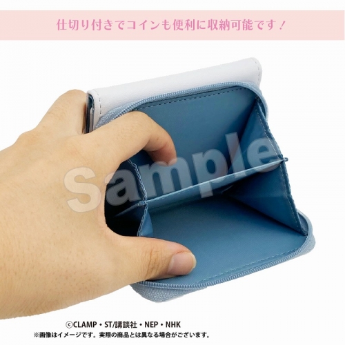 グッズ-財布】カードキャプターさくら コンパクト財布 ブルー | アニメイト