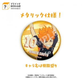 グッズ-バッチ】ハイキュー!! シークレットコレクションメタリック缶 