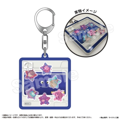 【グッズ-キーホルダー】銀河特急 ミルキー☆サブウェイ シャカシャカキーホルダー