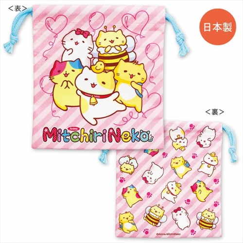 グッズ 巾着袋 みっちりねこ 巾着 みっちりねこ アニメイト