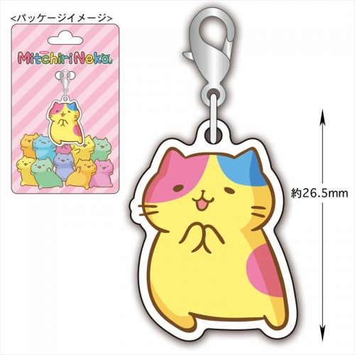 グッズ チャーム みっちりねこ チャーム カラフル アニメイト