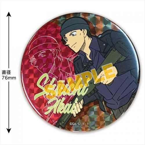 グッズ バッチ 名探偵コナン ホログラム缶バッジ 21 赤井秀一 アニメイト