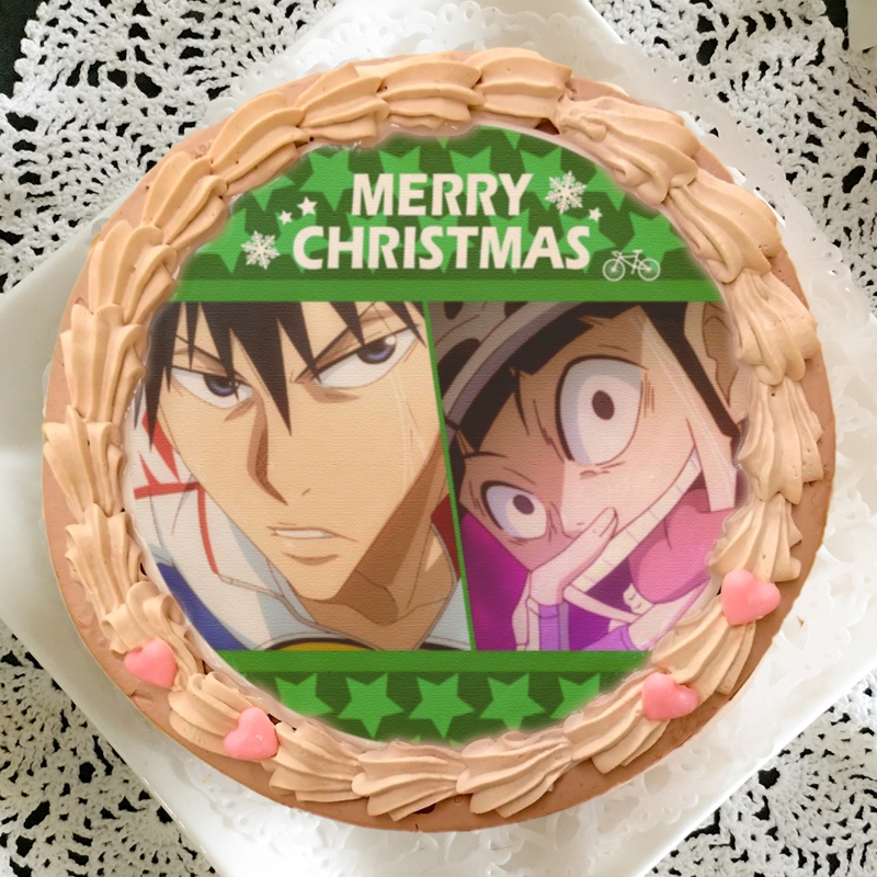 グッズ 食品 お菓子 12月14日発送分 プリケーキ テレビアニメ 弱虫ペダルglory Line クリスマスケーキ チョコクリーム 今泉 御堂筋 アニメイト