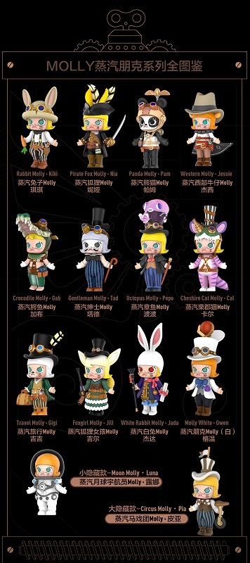 トレーディングフィギュア Pop Mart モリー スチームパンクシリーズ アニメイト