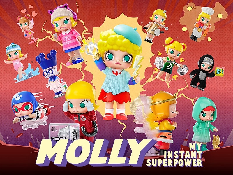 POPMART MOLLY My Instant Superpower Trading Figure Series