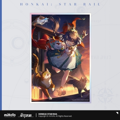 【グッズ-色紙】崩壊:スターレイル 光円錐シリーズ アクリル色紙 夕日に舞う