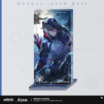 【グッズ-スタンドポップ】崩壊:スターレイル 光円錐シリーズ フラッシュパウダー入りアクリルスタンド 夜は影のように付き纏う