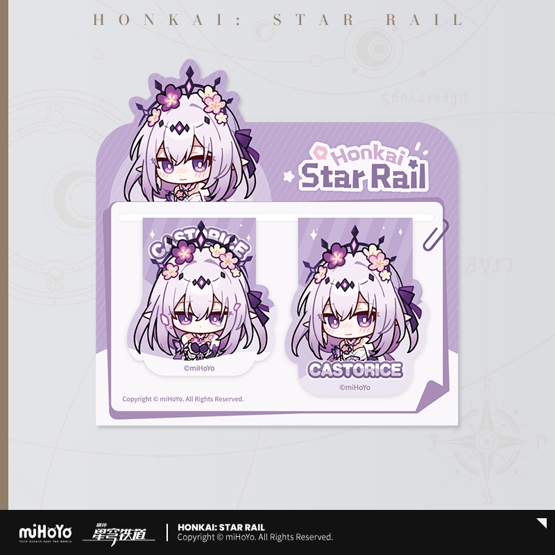 【グッズ-ブックマーカー】崩壊：スターレイル パム展覧会シリーズ マグネットしおりセット キャストリス