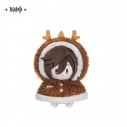 【グッズ-キーホルダー】原神 雪中嬉楽シリーズ ぬいぐるみキーホルダー 鍾離の画像